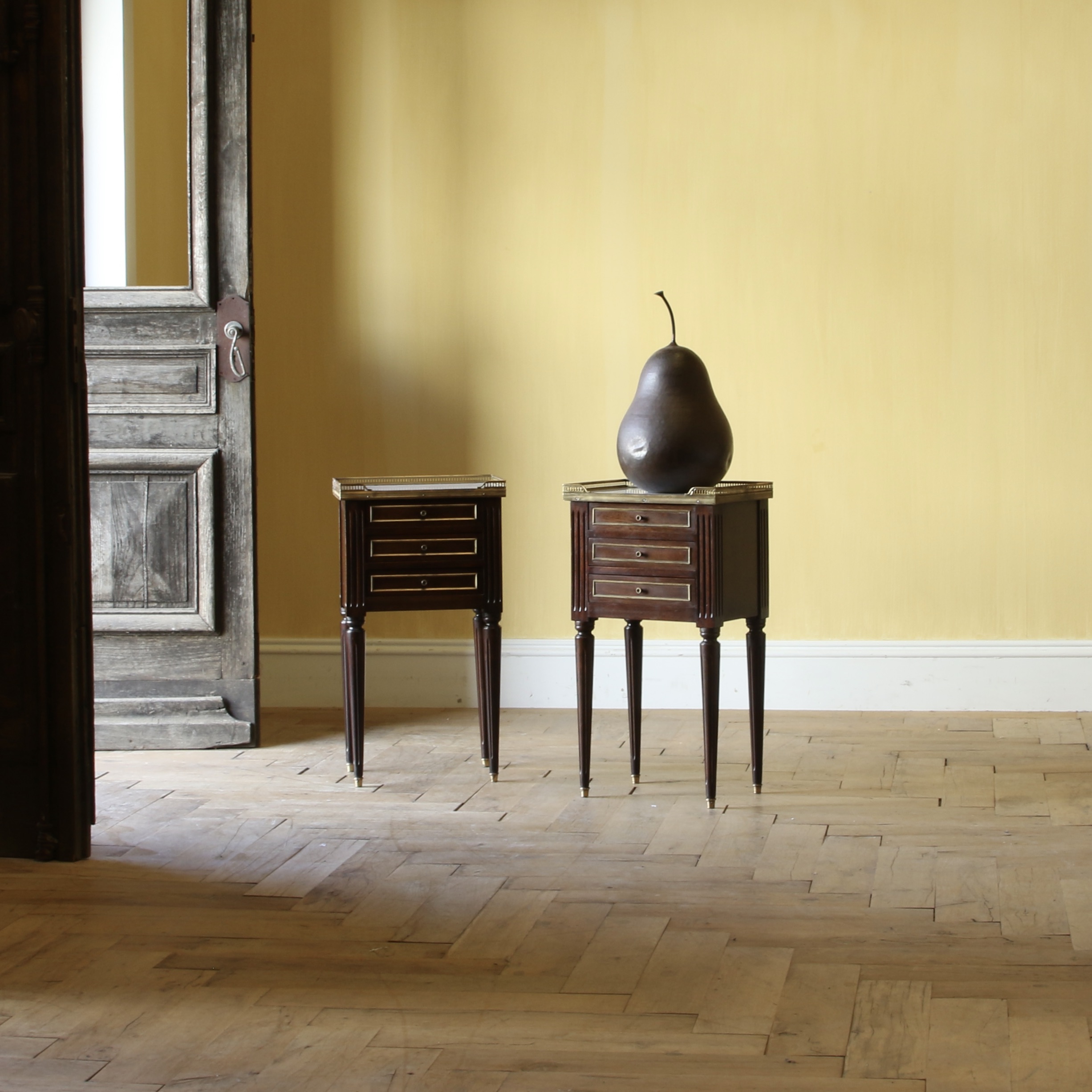 154-02 - Pair of Louis XVI Bedside Table